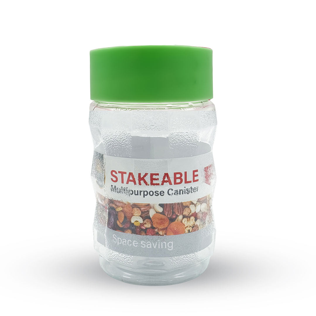 Happy Stakeable Plastic Jar (1000ml) - Image 3