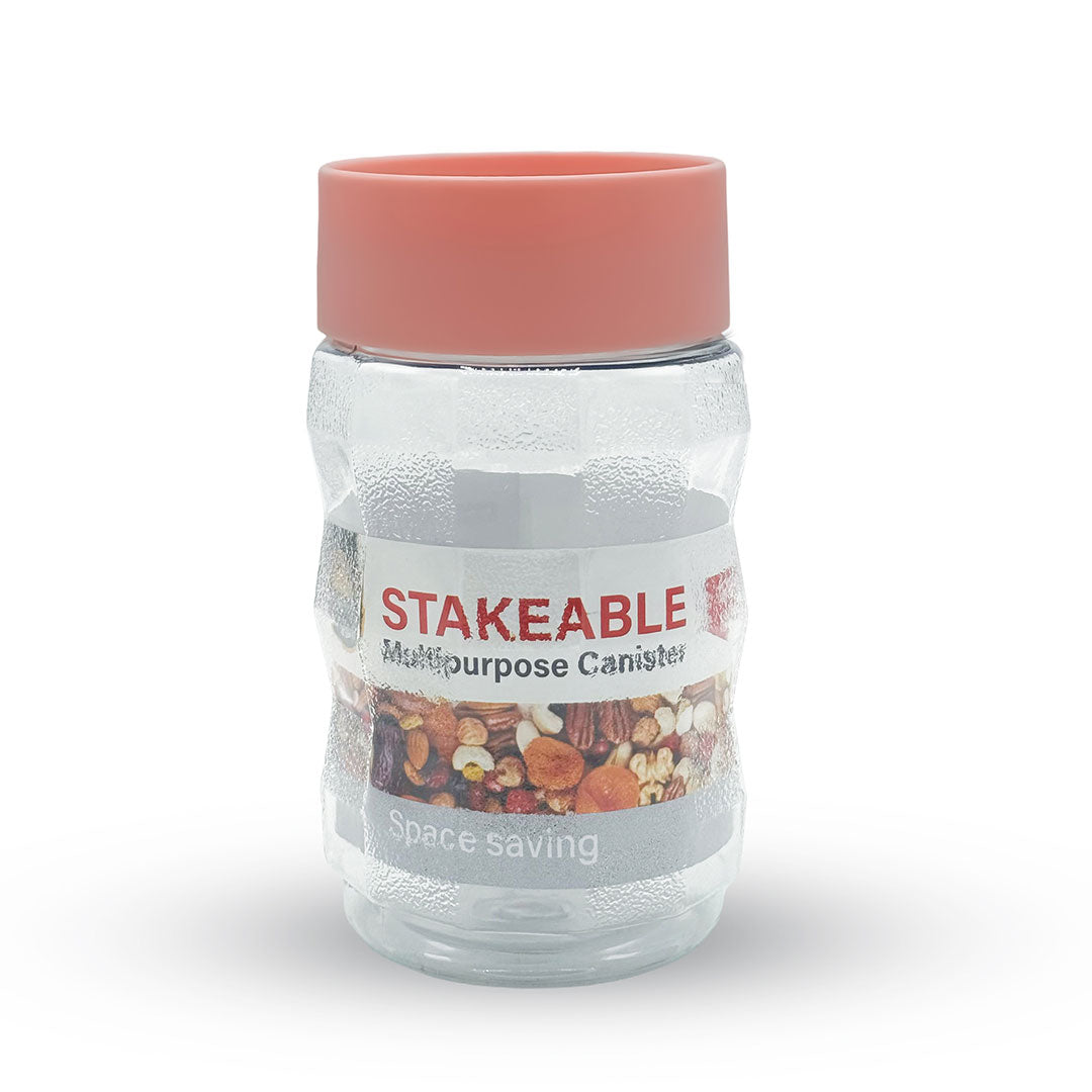 Happy Stakeable Plastic Jar (1000ml) - Image 2